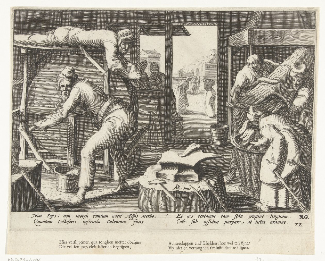 Tungespidser af Hendrick Goltzius (attributed to workshop of)