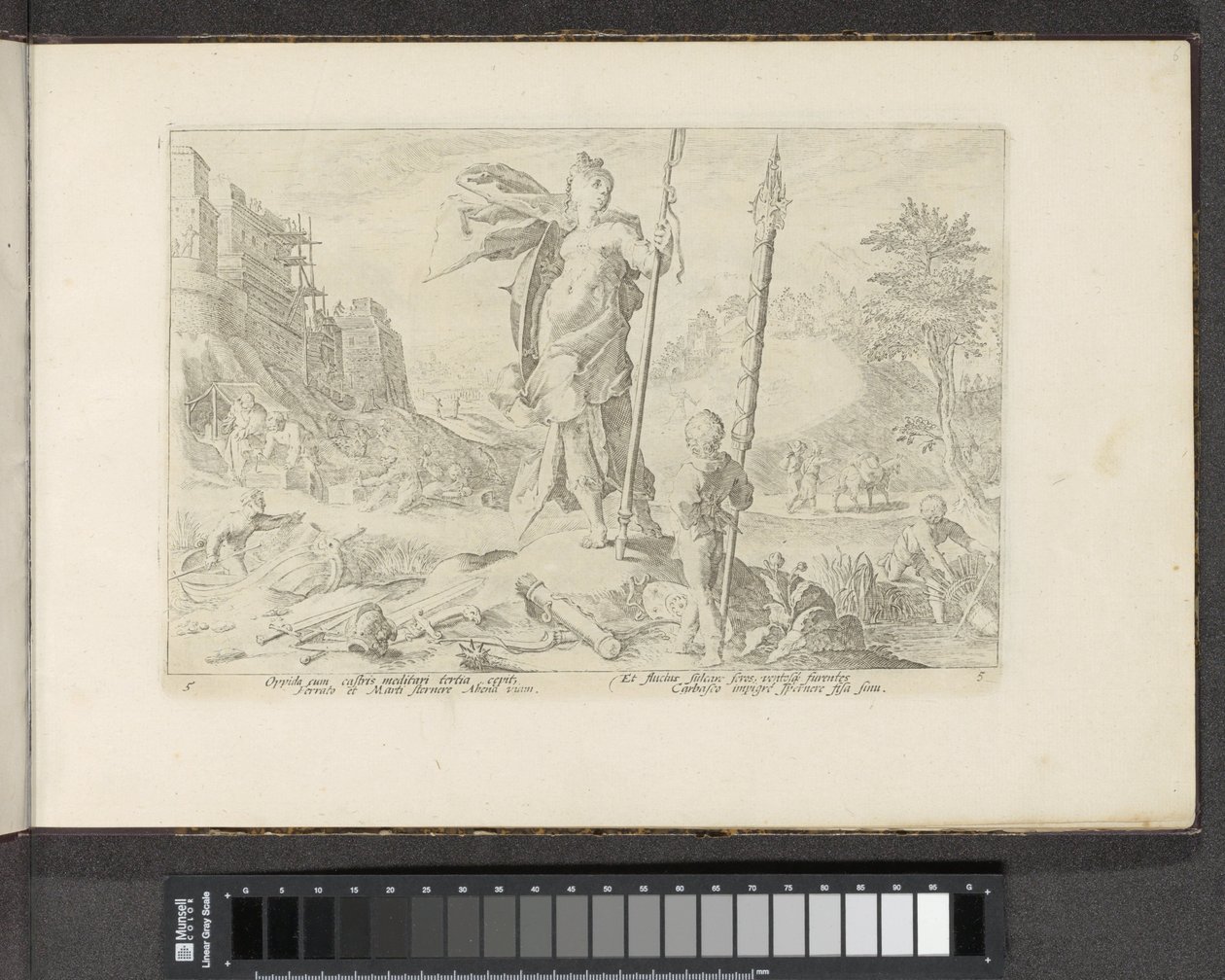 Bronzealder Ovids metamorfoser (serietitel) Genskabelser af P. Ovidius Naso (serietitel) af Hendrick Goltzius (workshop of)