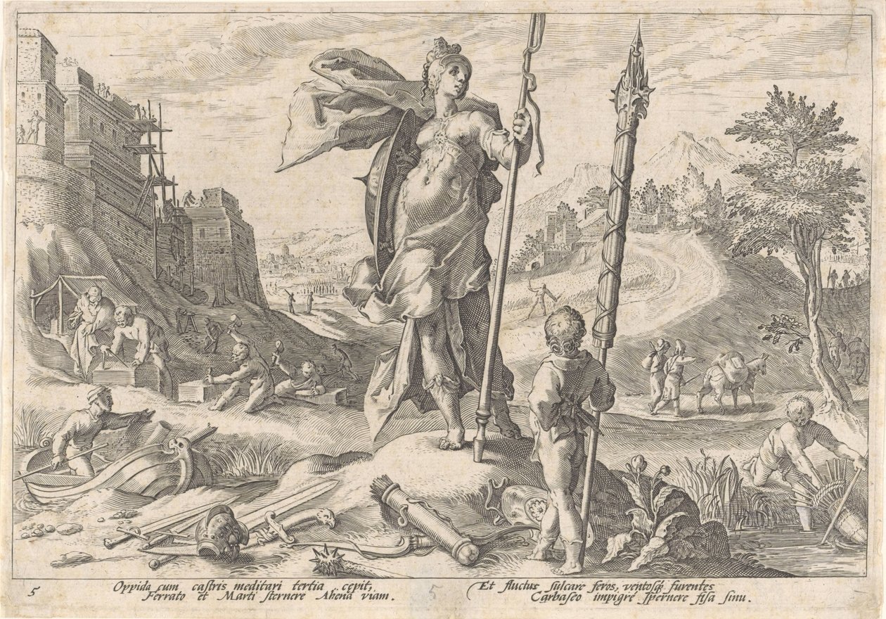 Bronzealderen Metamorphoses of Ovid (serietitel) af Hendrick Goltzius (workshop of)
