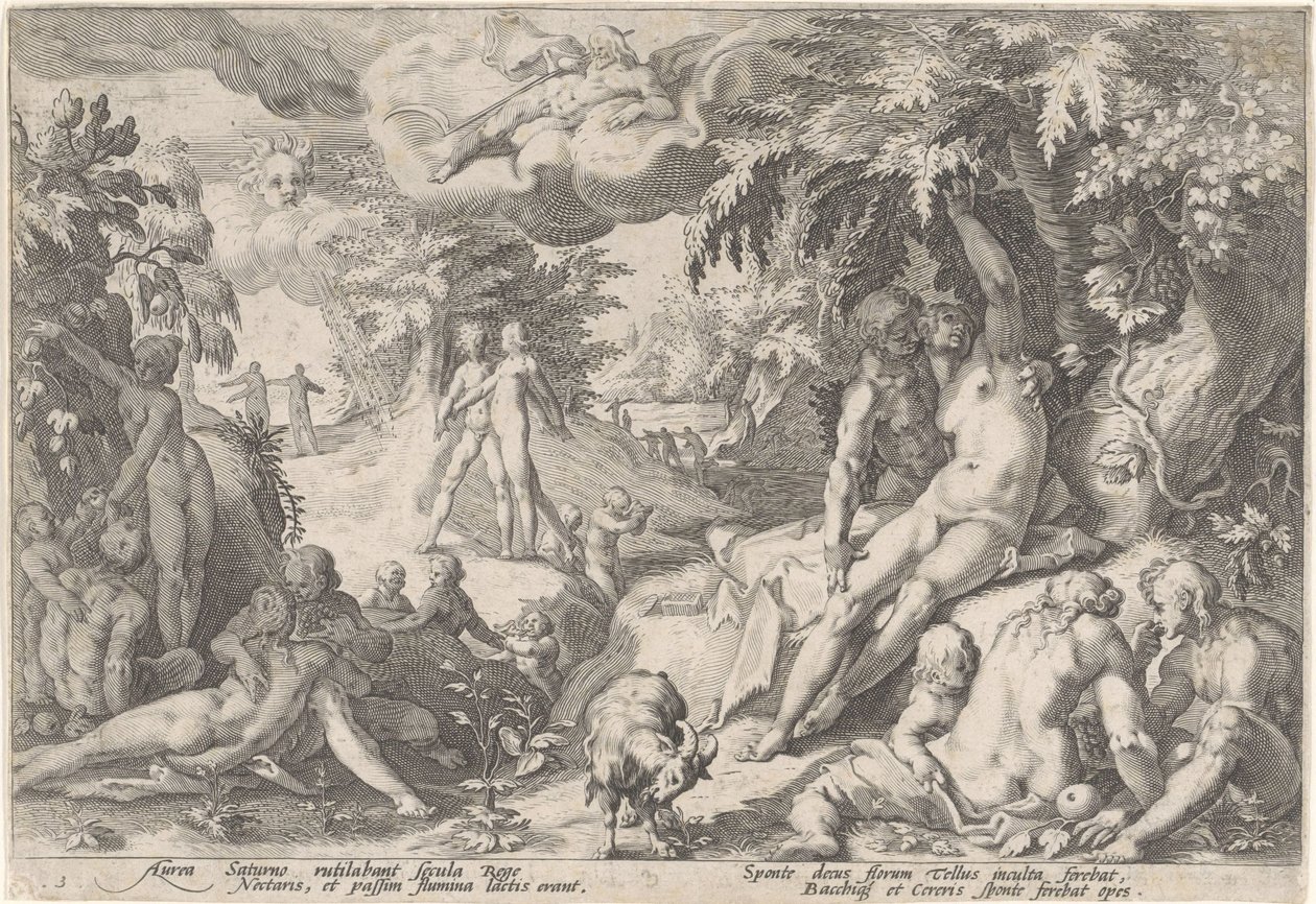 Guldalderen Metamorphoses of Ovid (serietitel) af Hendrick Goltzius (workshop of)