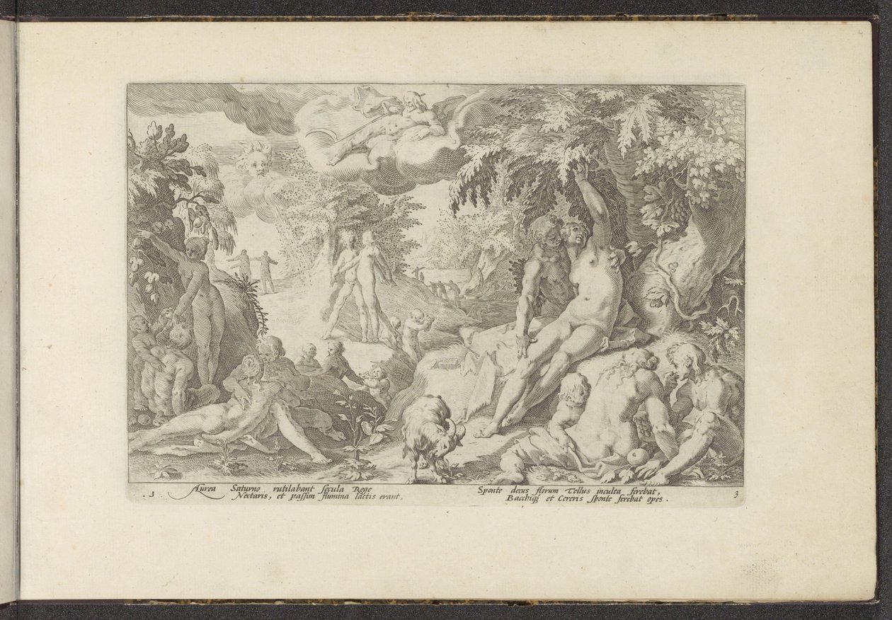 Guldalder Ovids metamorfoser (serietitel) Genskabelser af P. Ovidius Naso (serietitel) af Hendrick Goltzius (workshop of)