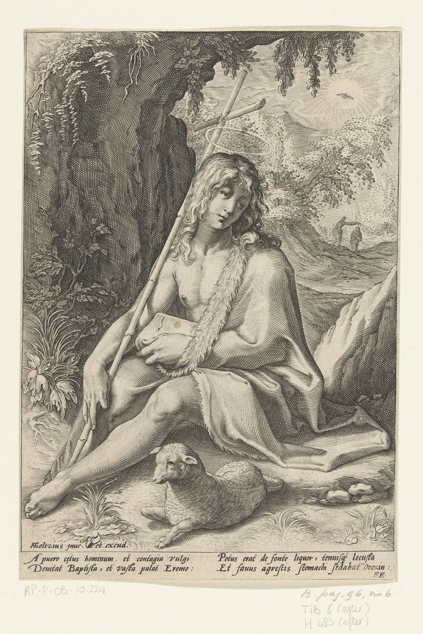 Johannes Døberen af Hendrick Goltzius (workshop of)