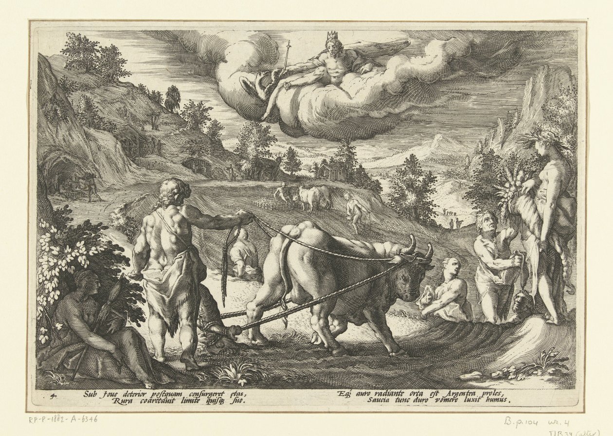 Sølvalder Ovids metamorfoser (serietitel) af Hendrick Goltzius (workshop of)