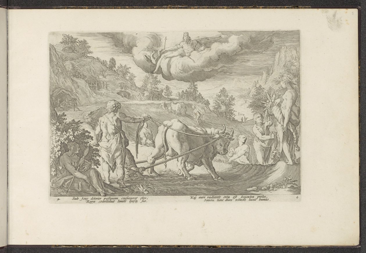 sølvalder Ovids metamorfoser (serietitel) Genskabelser af P. Ovidius Naso (serietitel) af Hendrick Goltzius (workshop of)