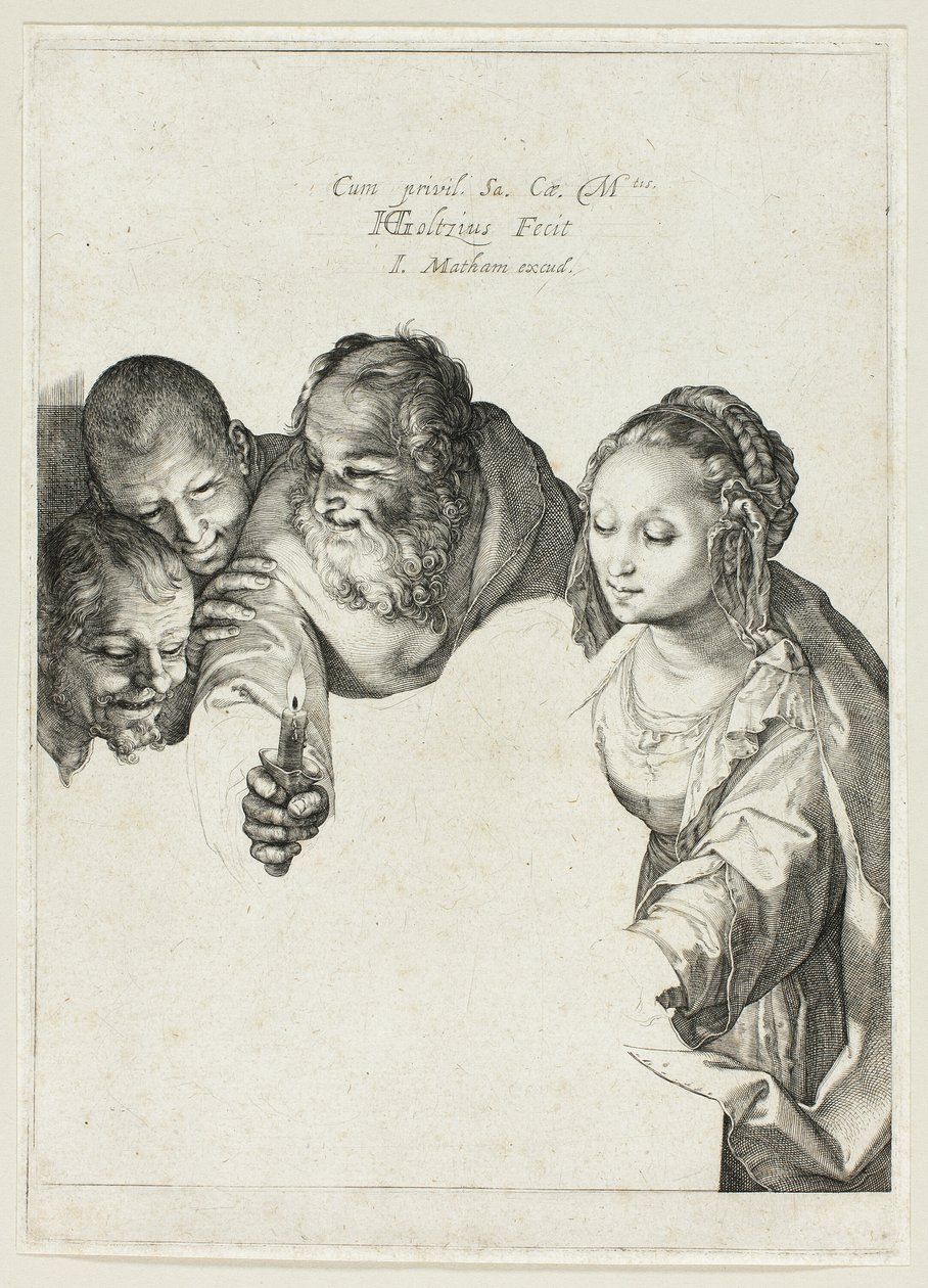 Hyrdernes tilbedelse af Hendrick Goltzius