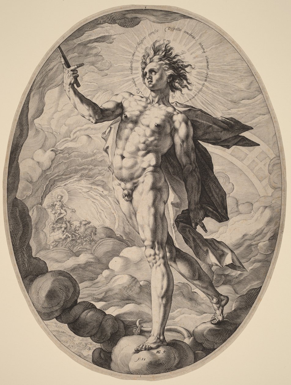 Apollo af Hendrick Goltzius