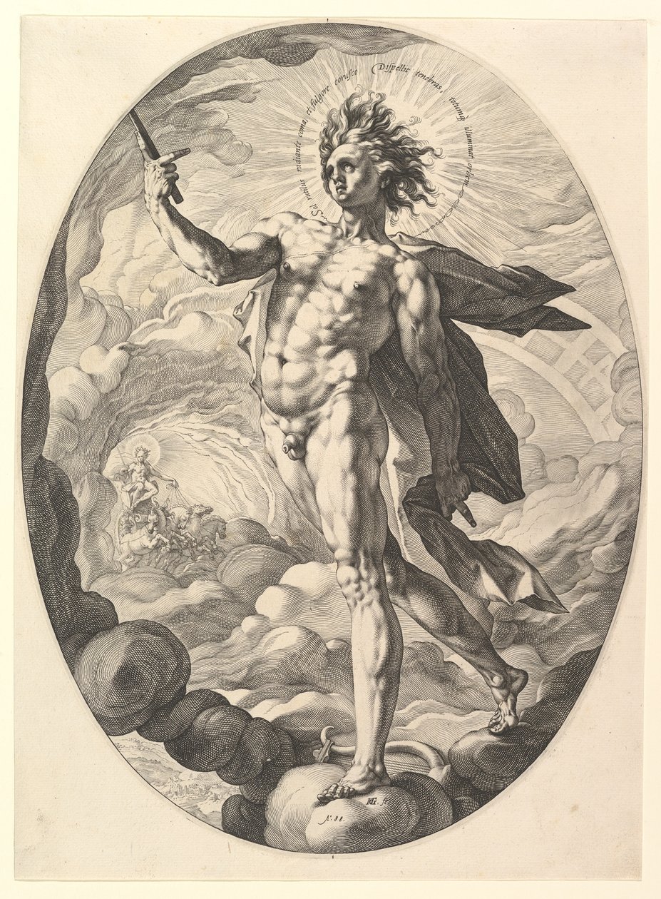 Apollon af Hendrick Goltzius
