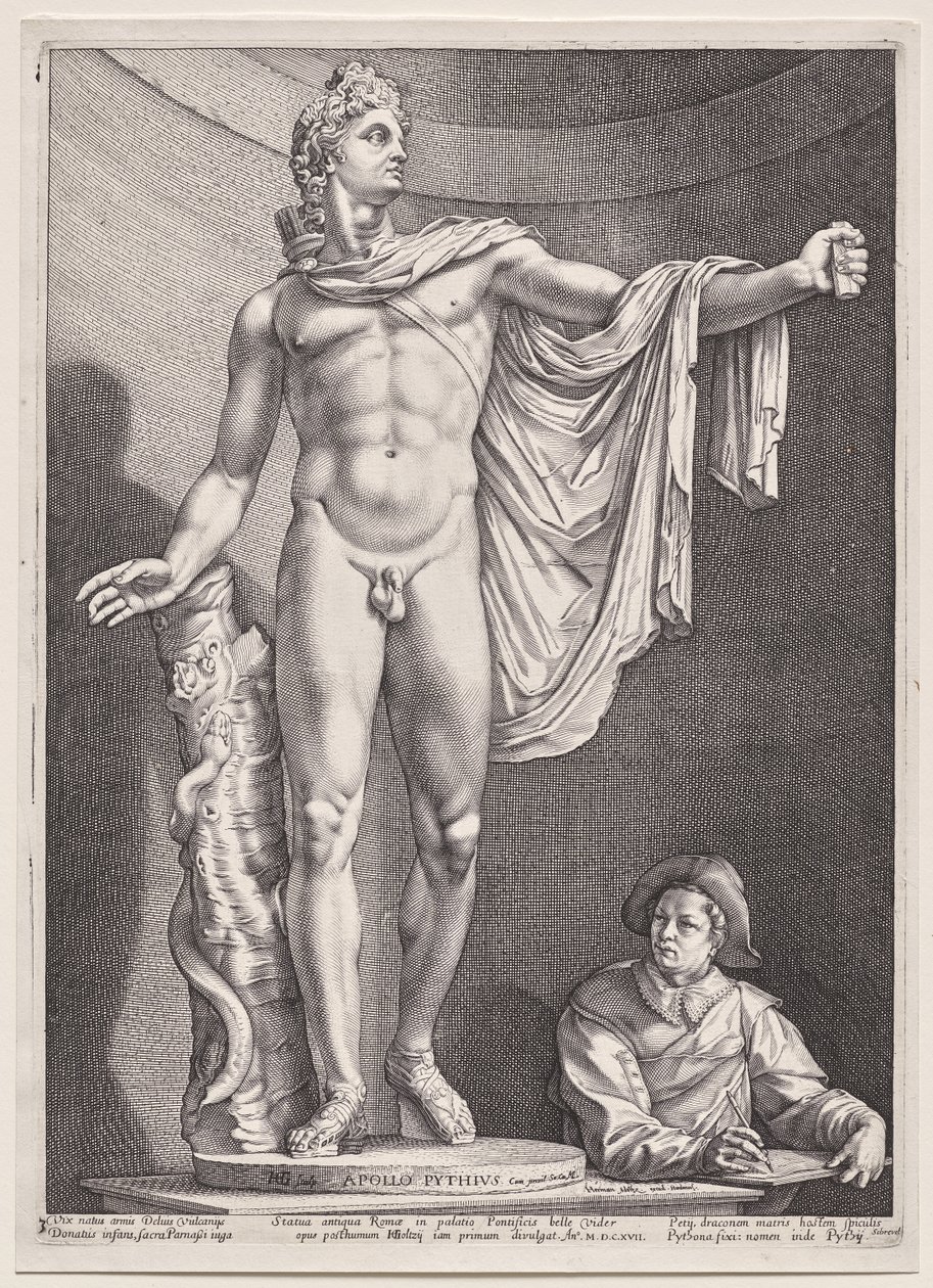 Apollo Belvedere af Hendrick Goltzius