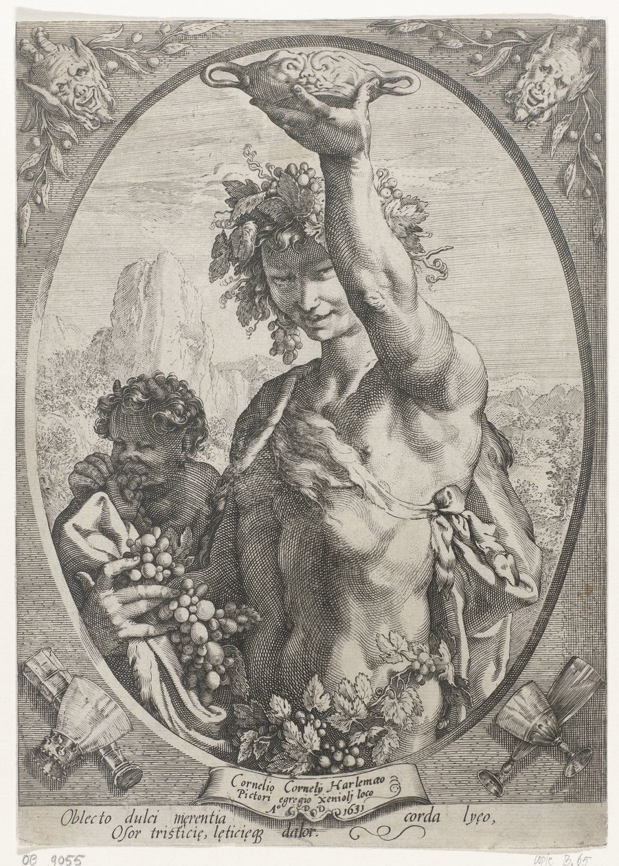 Bacchus af Hendrick Goltzius