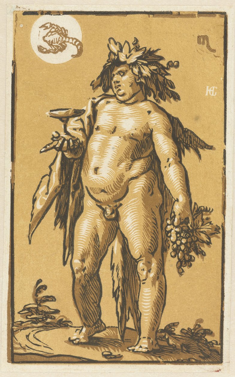 Bacchus af Hendrick Goltzius