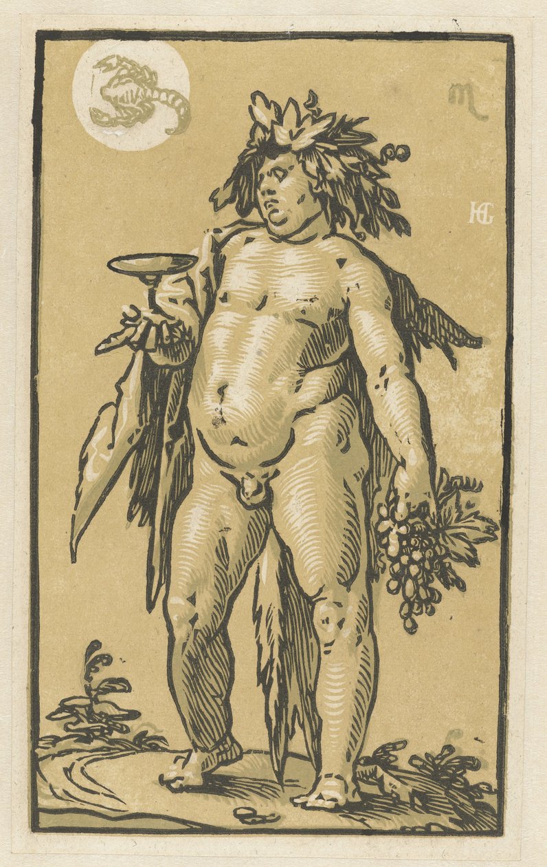 Bacchus af Hendrick Goltzius