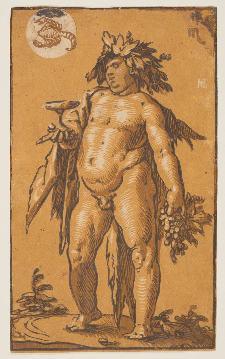 Bacchus af Hendrick Goltzius