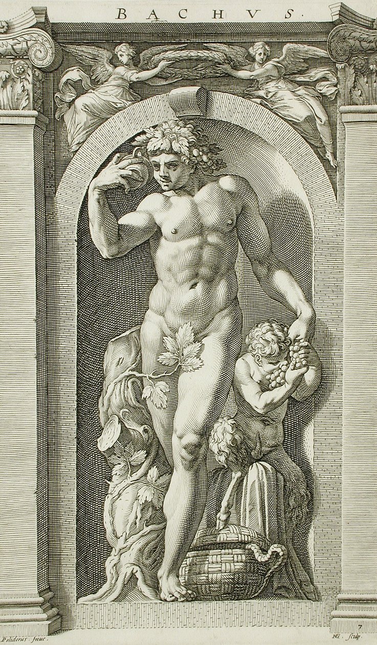 Bacchus af Hendrick Goltzius