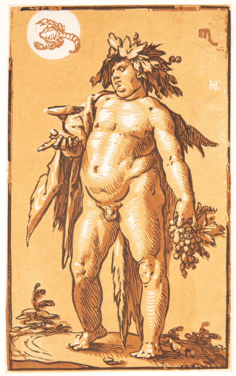 Bacchus af Hendrick Goltzius