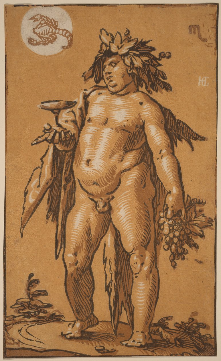 Bacchus af Hendrick Goltzius