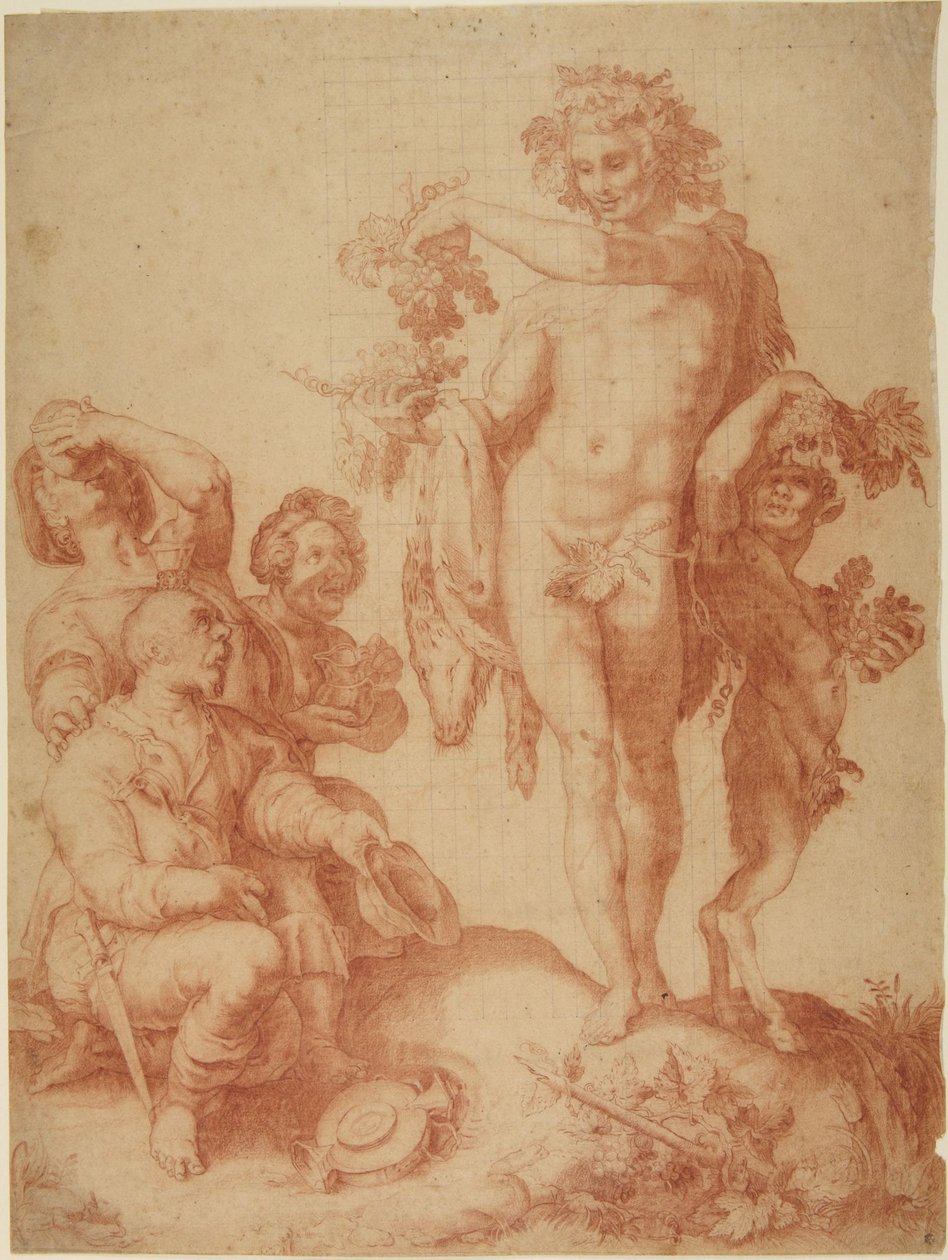 Bacchus af Hendrick Goltzius