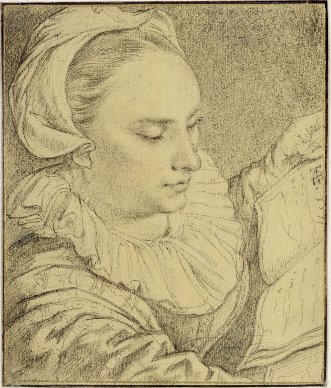 Portræt af Sophia Drebbel, søster til Hendrick Goltzius af Hendrick Goltzius