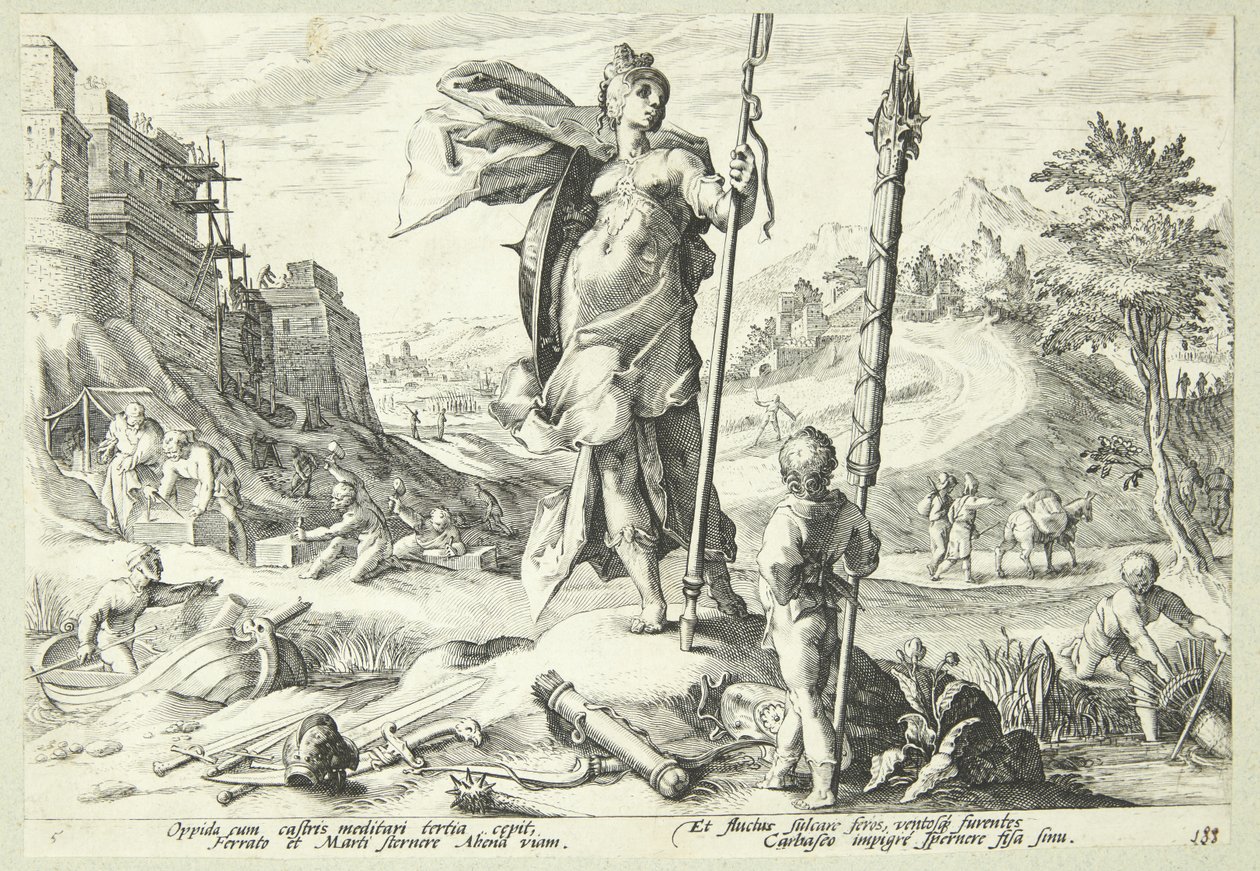 Bronzealderen af Hendrick Goltzius