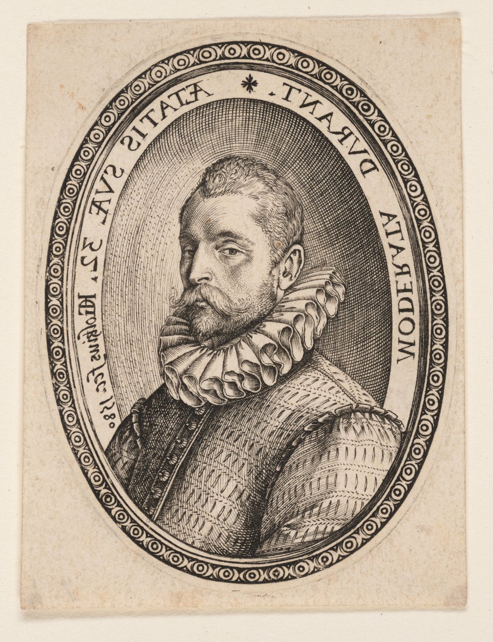 Buste af en mand, der vender mod venstre af Hendrick Goltzius