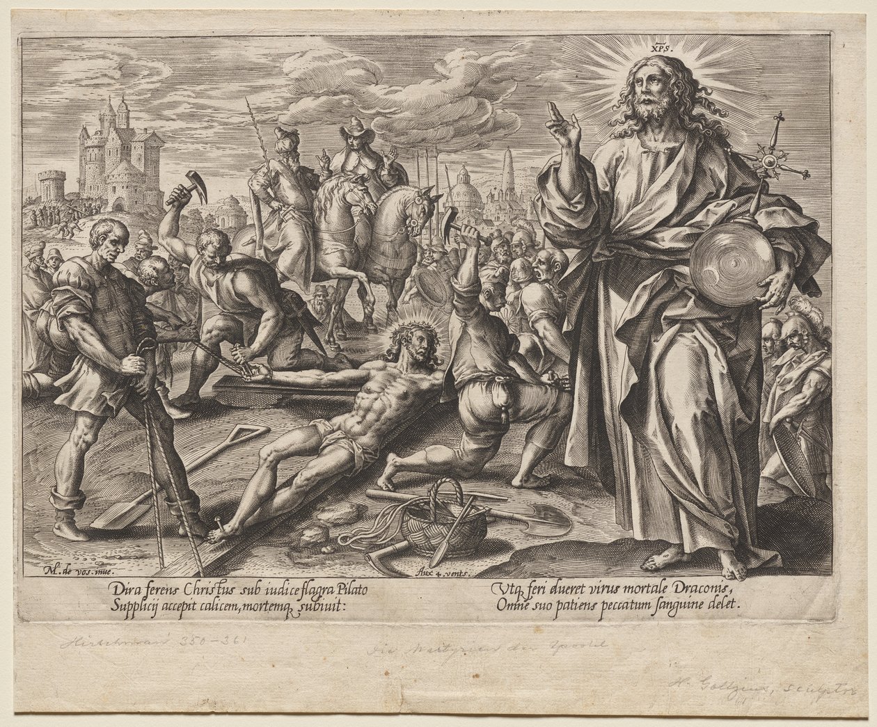 Kristus af Hendrick Goltzius