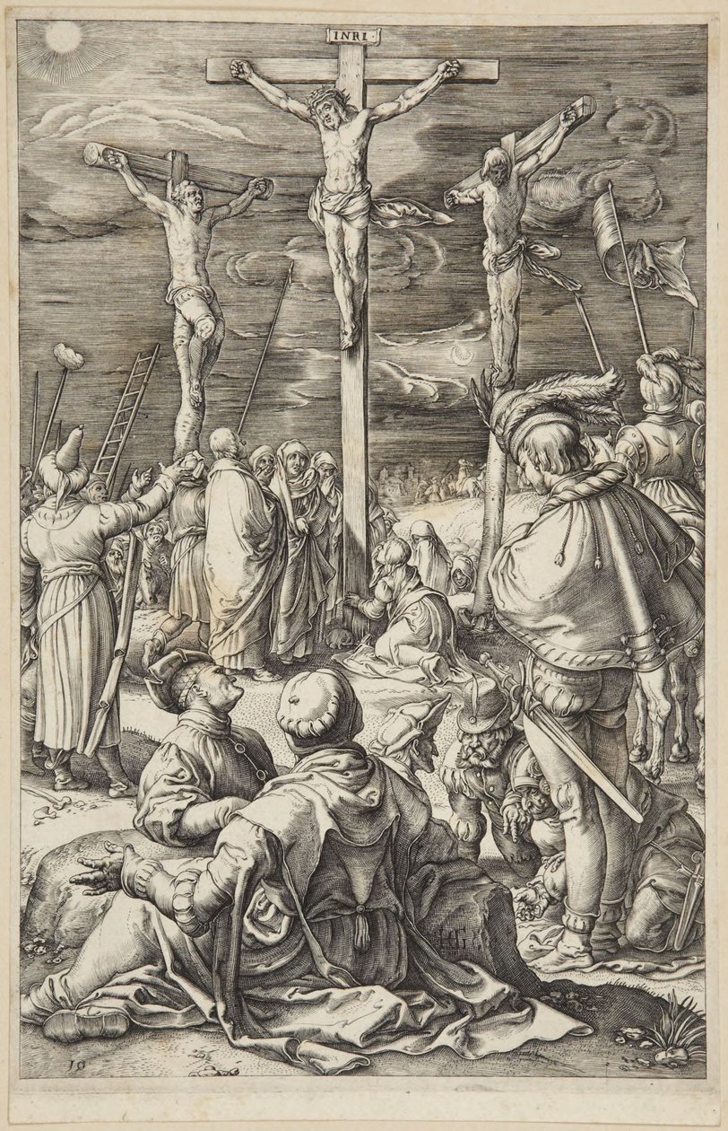 Kristus på korset af Hendrick Goltzius