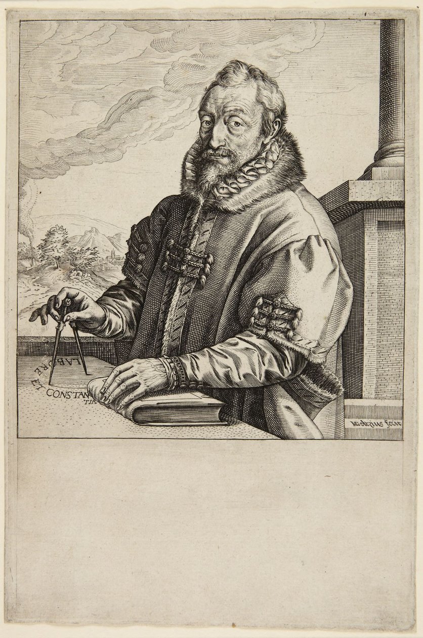 Christopher Plantin af Hendrick Goltzius