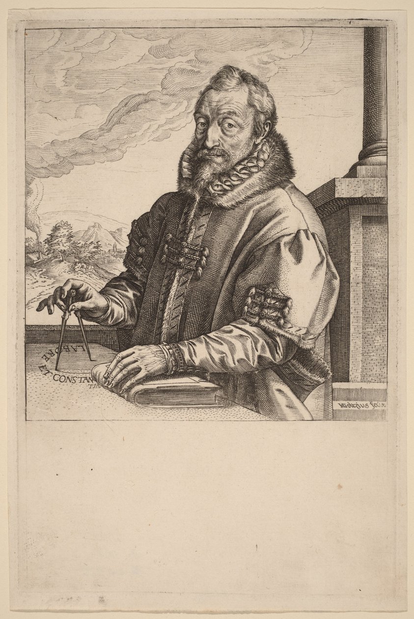 Christopher Plantin af Hendrick Goltzius