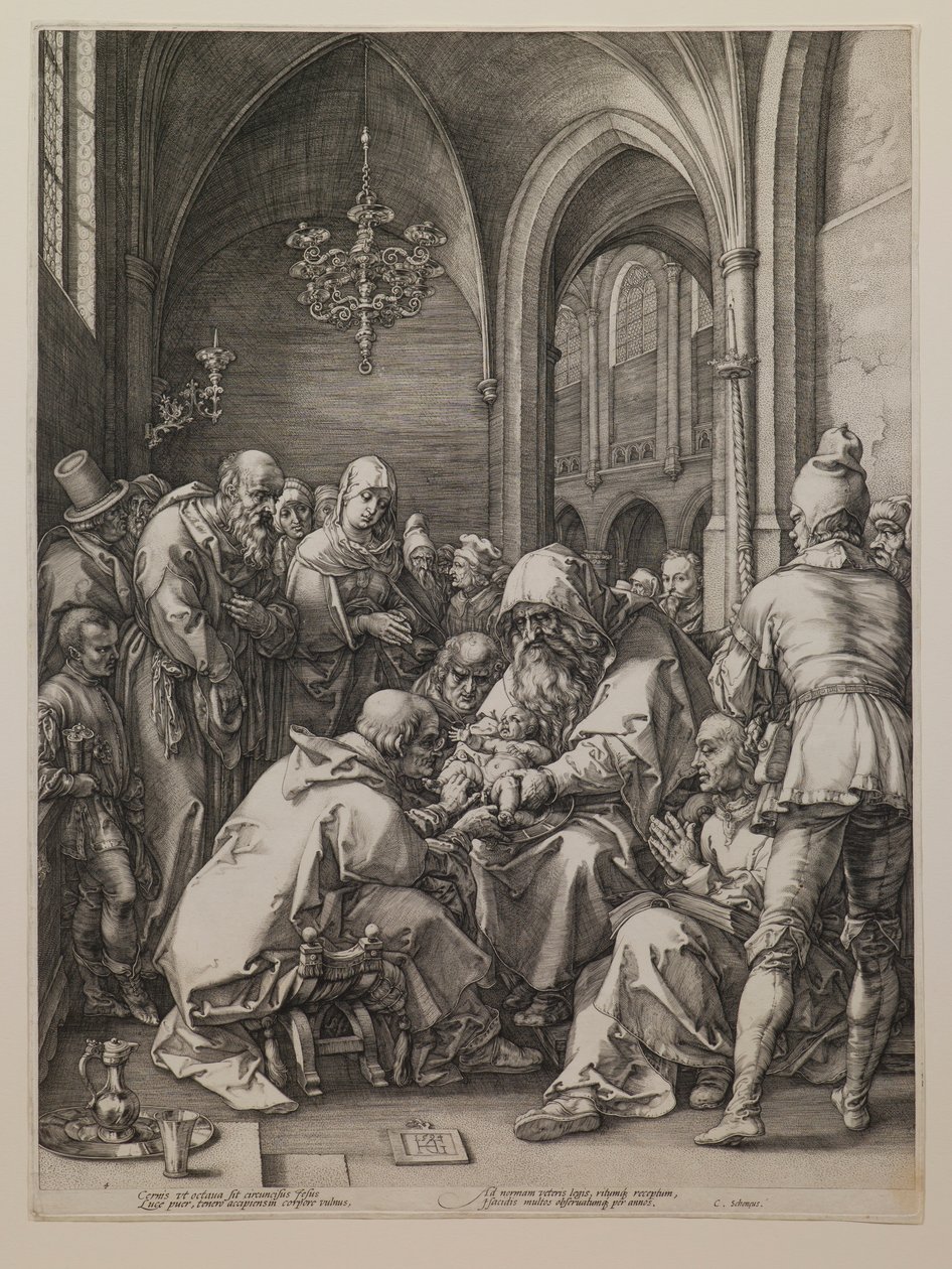 Omskæring, fra serien »Jomfruens liv« af Hendrick Goltzius