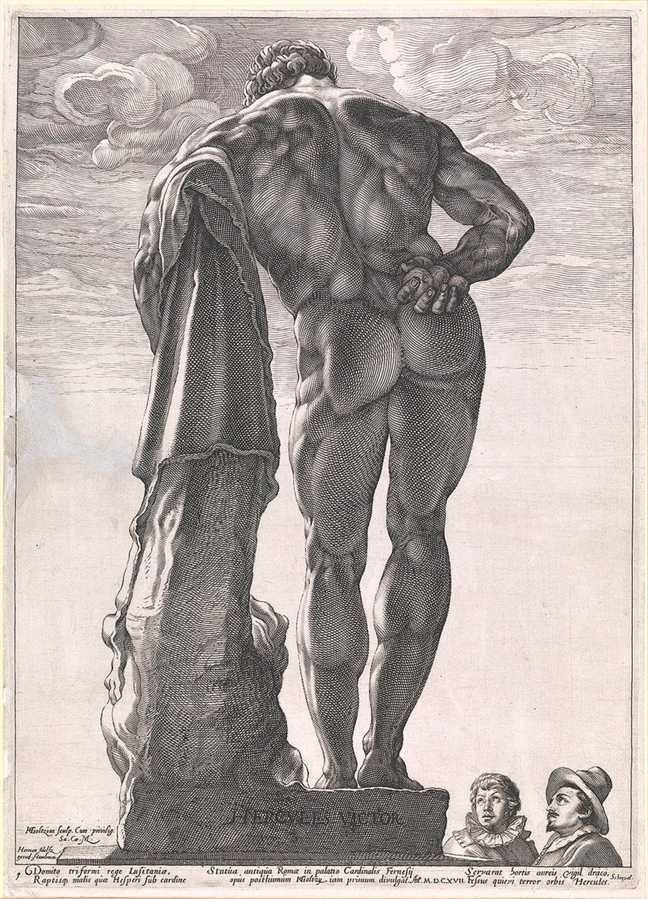 De Hercules Farnese af Hendrick Goltzius