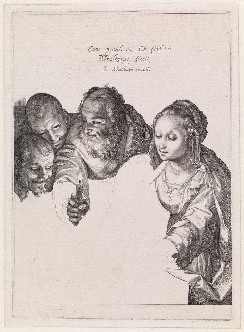 Hyrdernes tilbedelse af Hendrick Goltzius