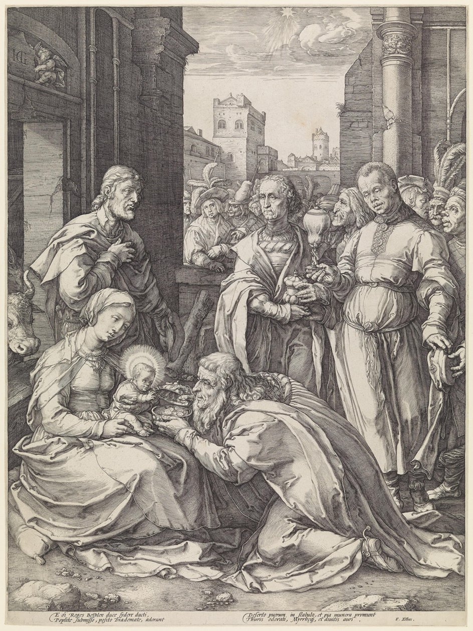 De tre konger af Hendrick Goltzius