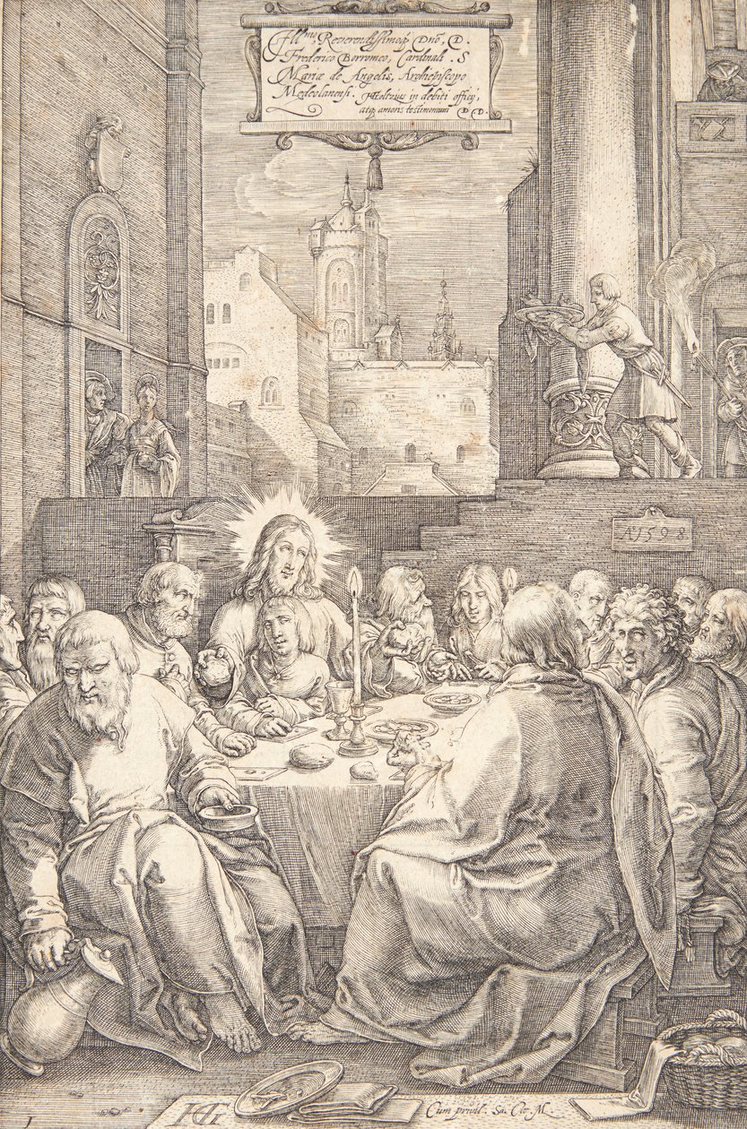 Den sidste nadver af Hendrick Goltzius