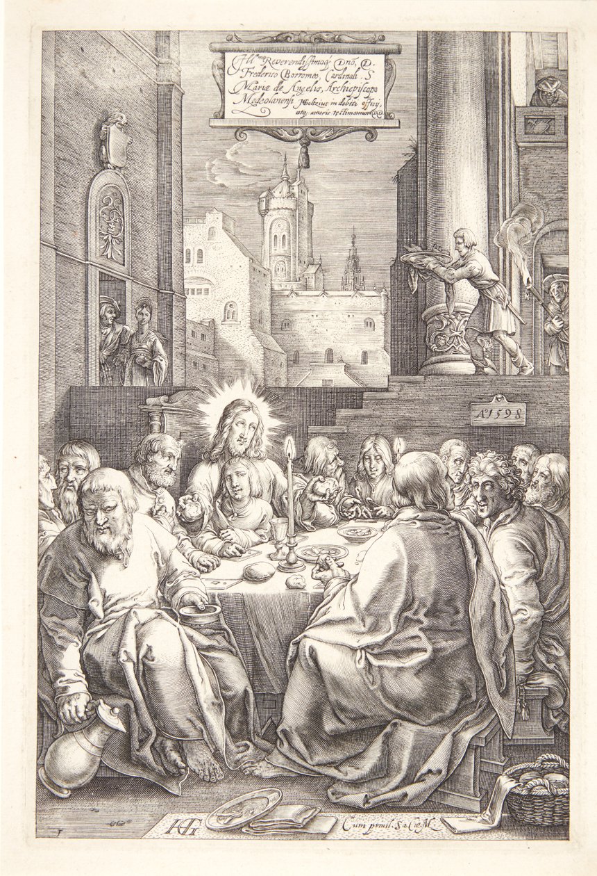 Den sidste nadver af Hendrick Goltzius