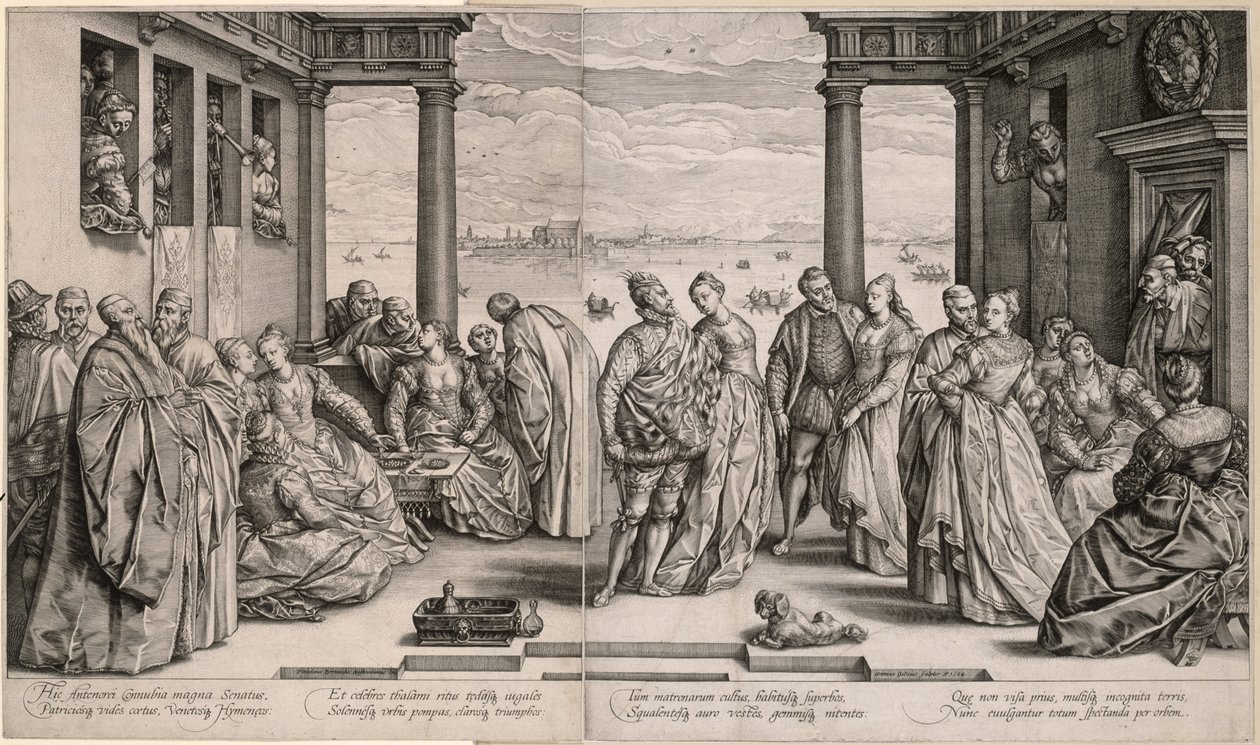 Antenors bryllup (Det venetianske bryllup) af Hendrick Goltzius
