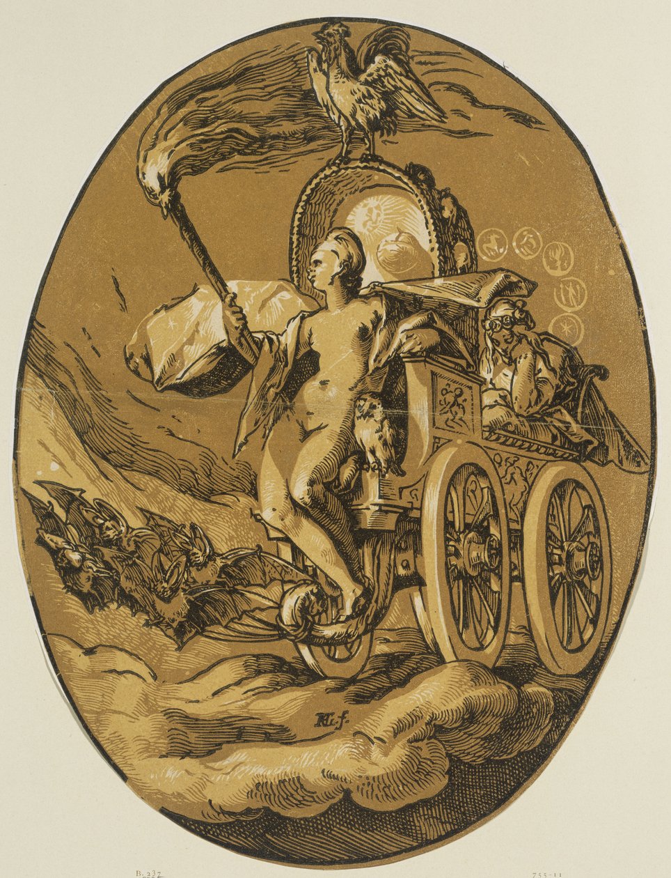 Die Nacht af Hendrick Goltzius