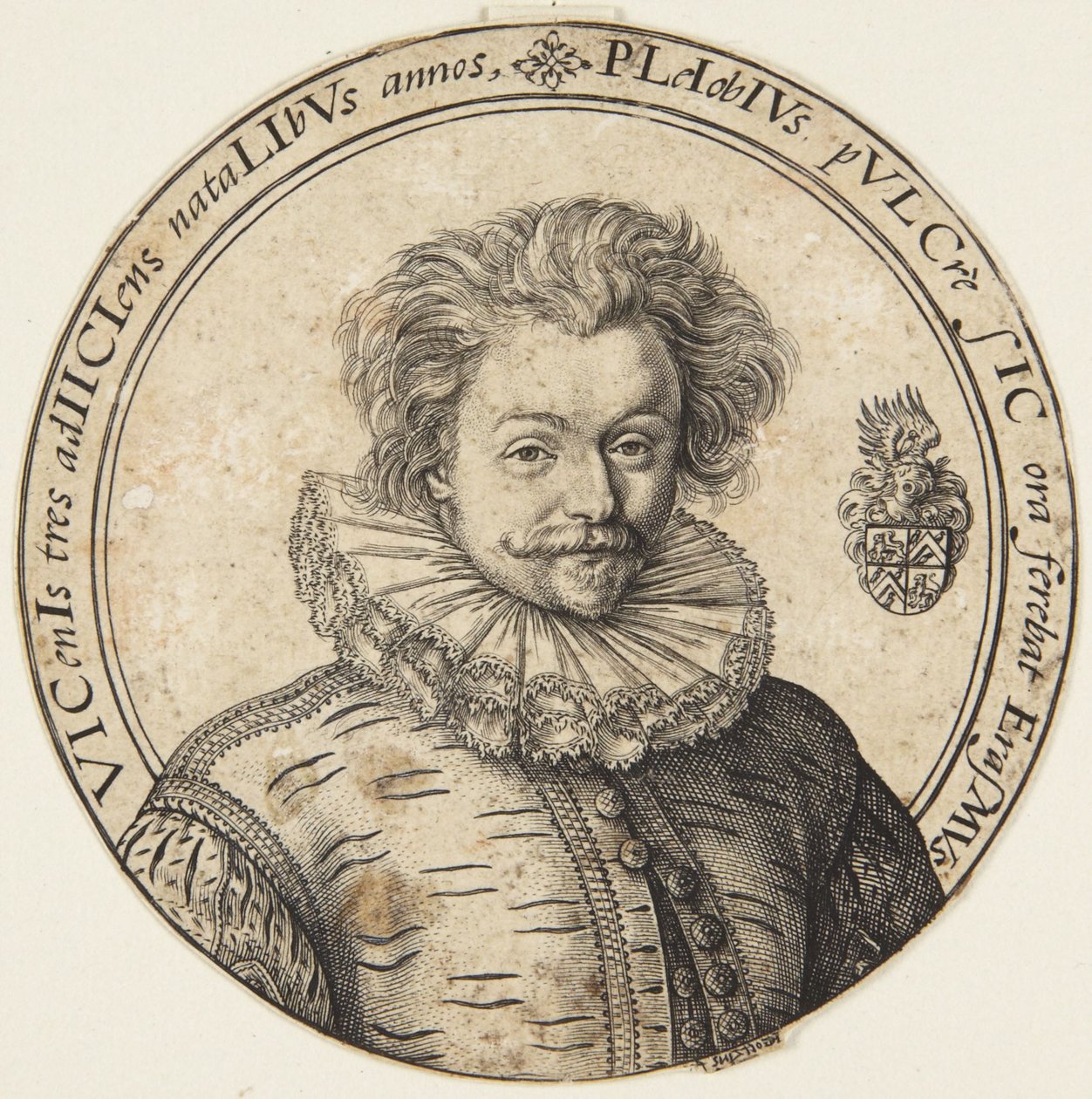 Erasmus Pleiobius af Hendrick Goltzius
