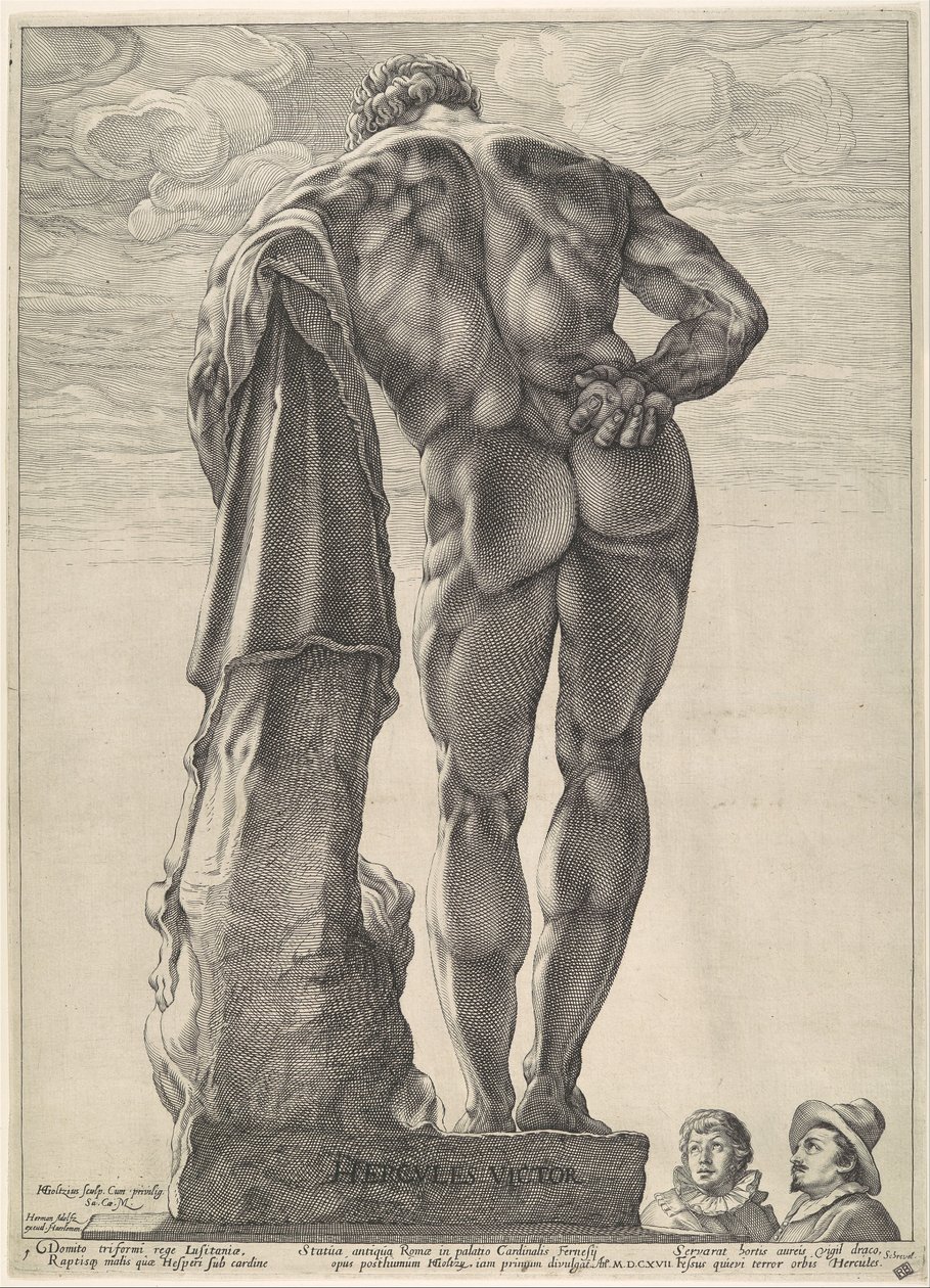 Farnese-Herkules af Hendrick Goltzius