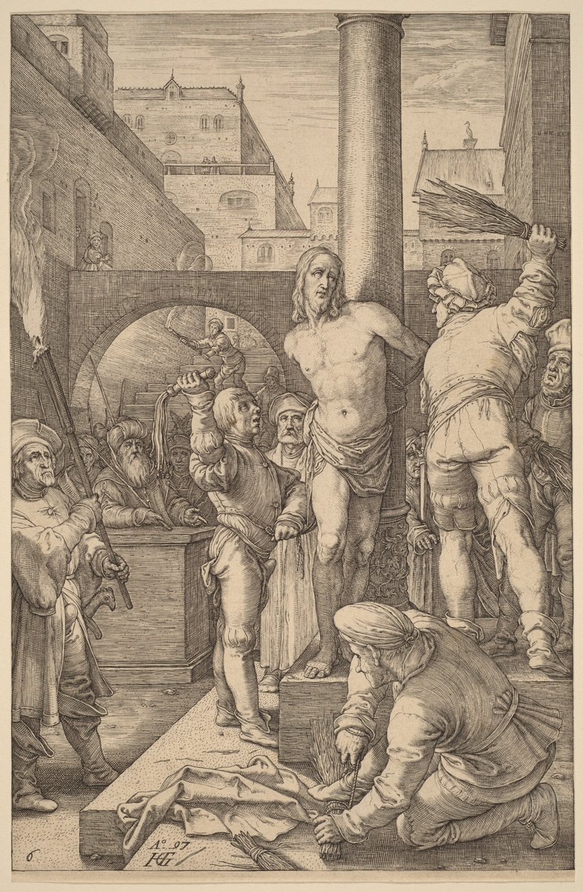 Kristi piskning af Hendrick Goltzius