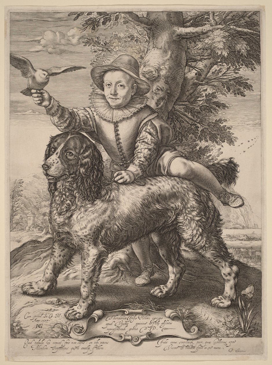 Frederik de Vries af Hendrick Goltzius