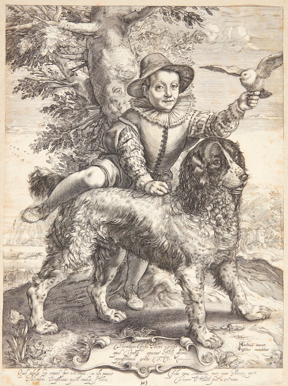 Frederik de Vries af Hendrick Goltzius