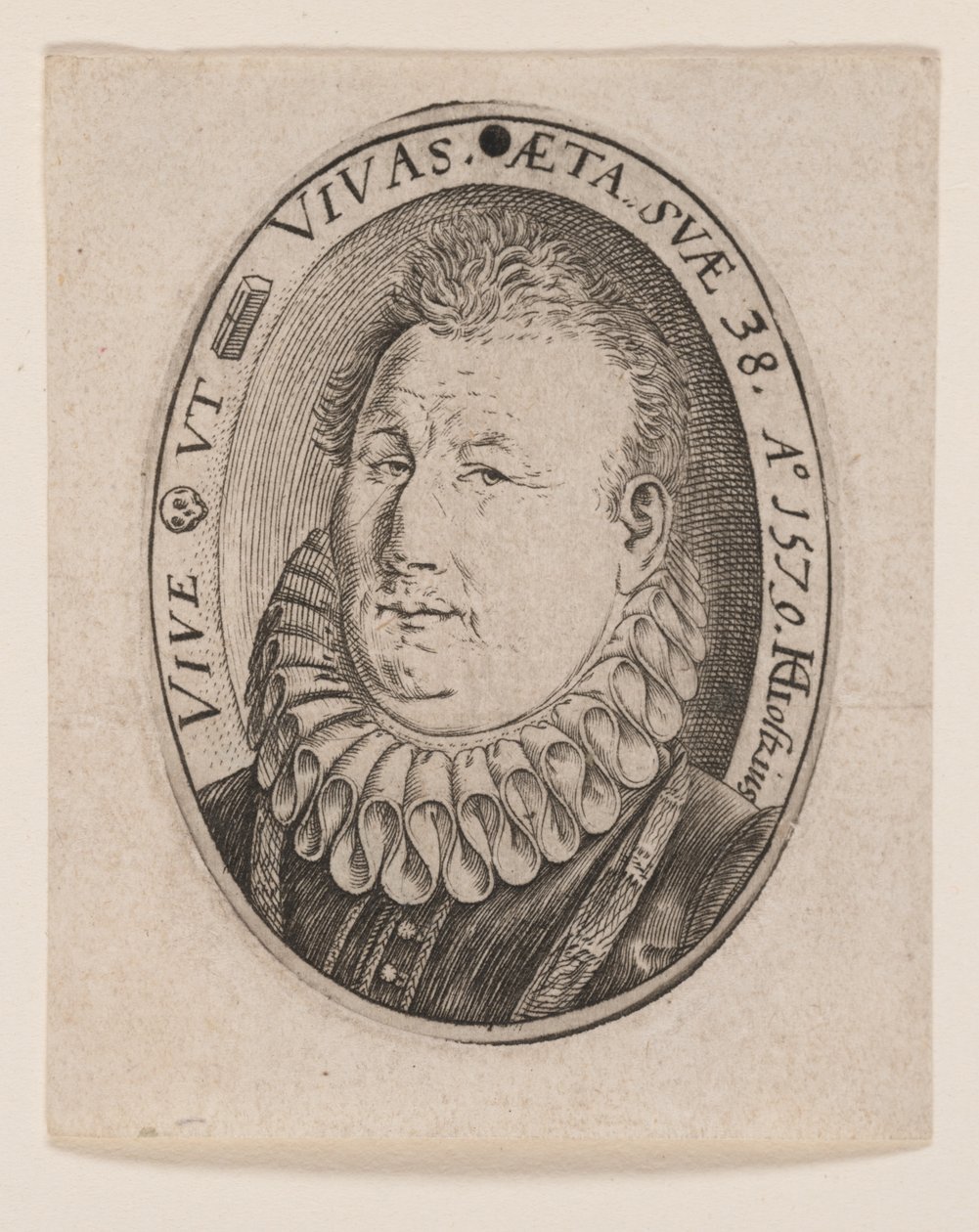 Gerit Jansz. van Schooten af Hendrick Goltzius