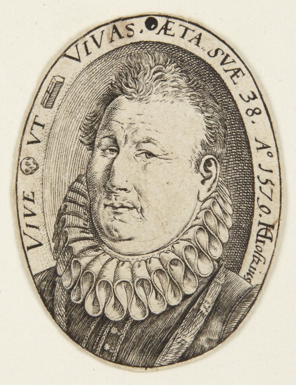 Gerrit Jansz. van Schooten af Hendrick Goltzius