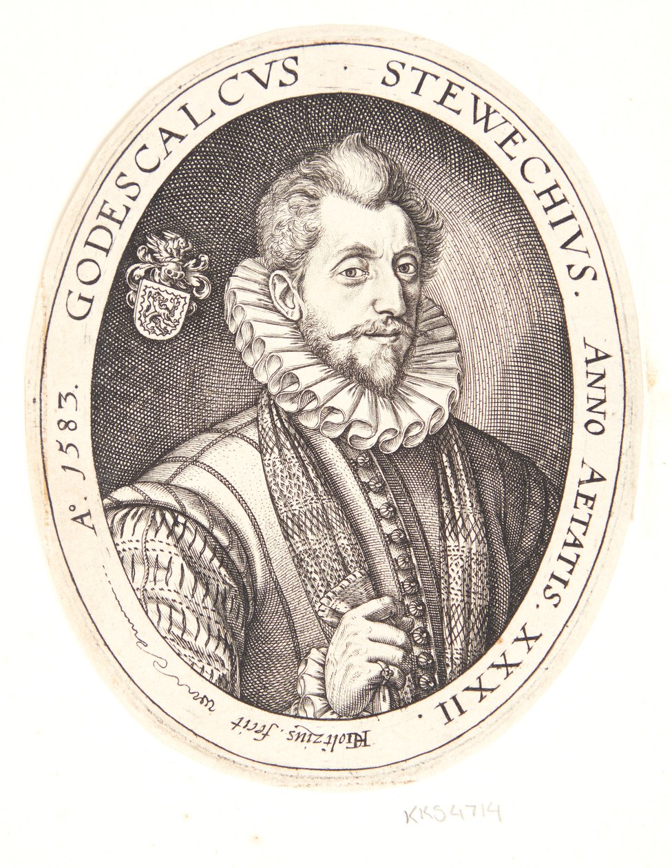 Godescalcus Stewechius af Hendrick Goltzius