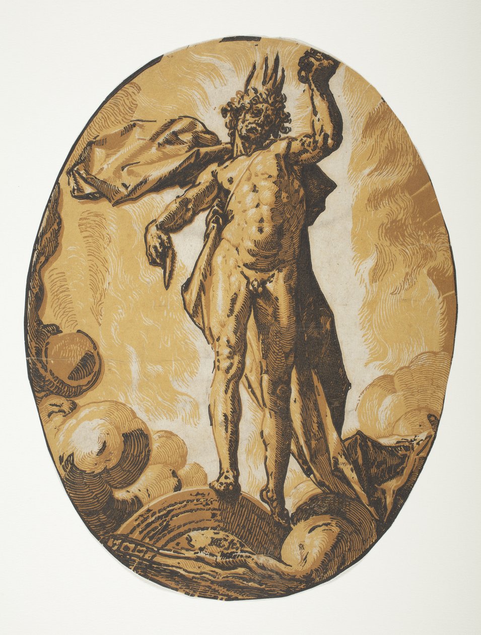 Helios af Hendrick Goltzius