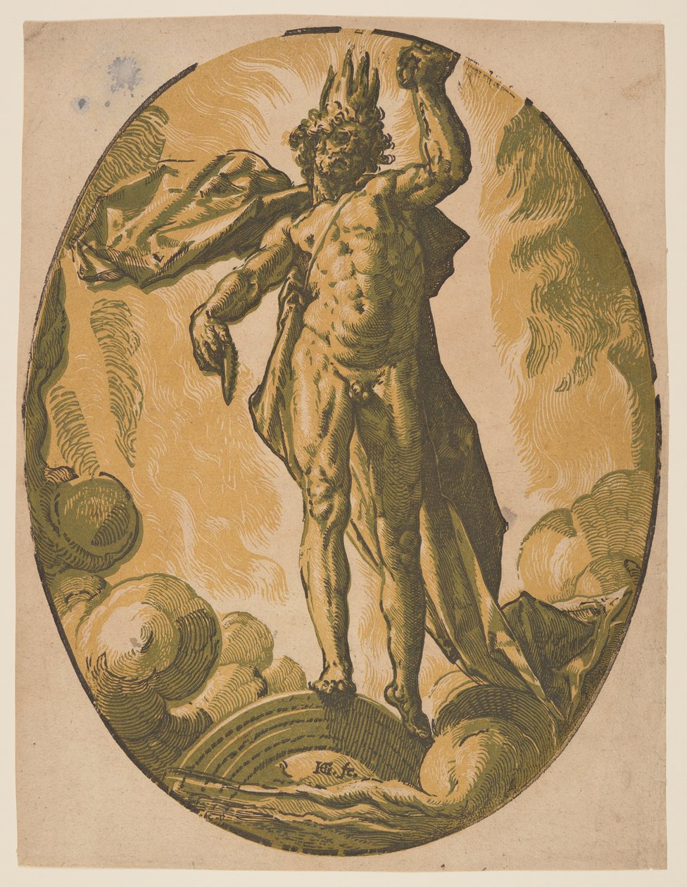 Helios, fra guderne af Hendrick Goltzius