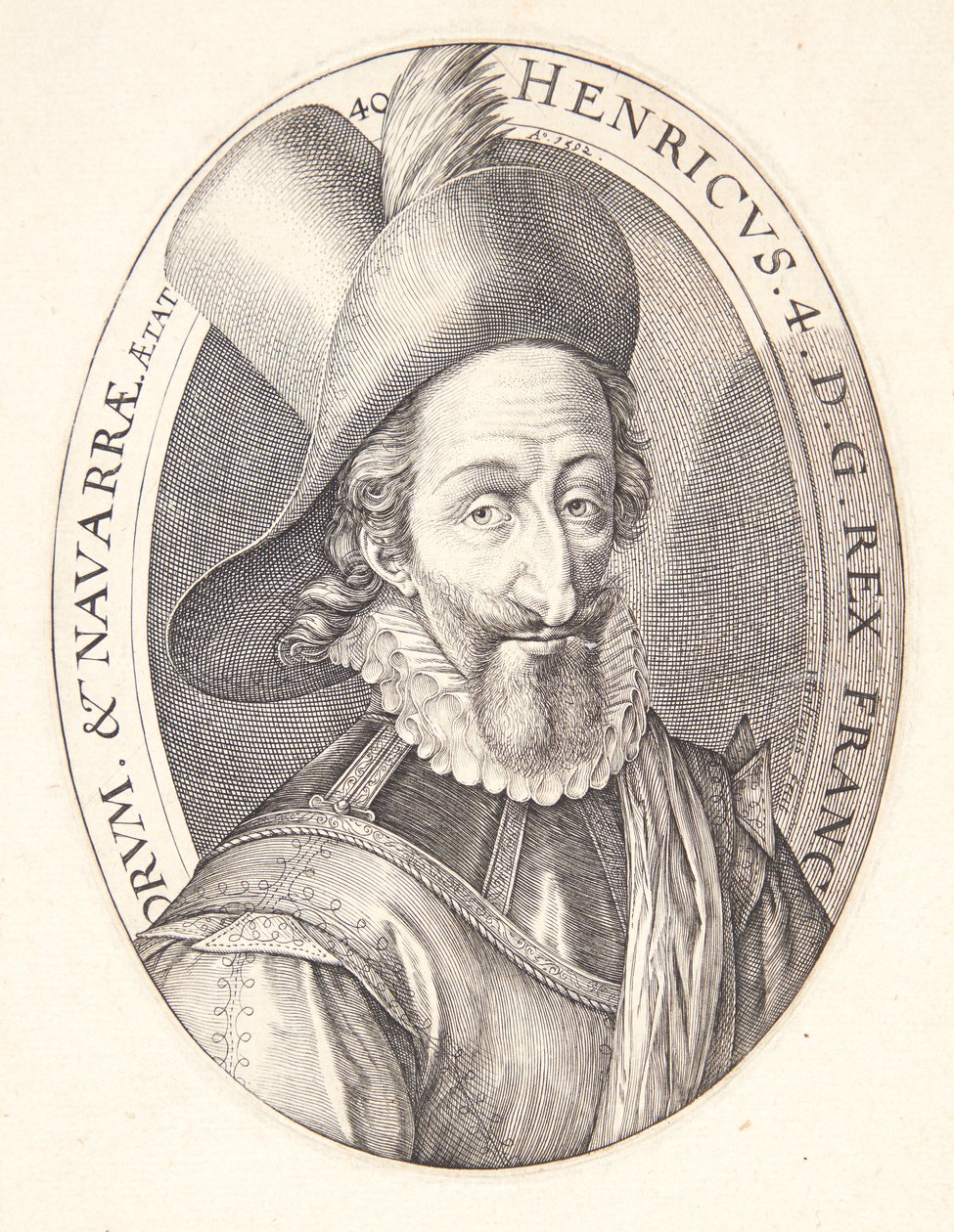 Henrik IV, konge af Frankrig af Hendrick Goltzius
