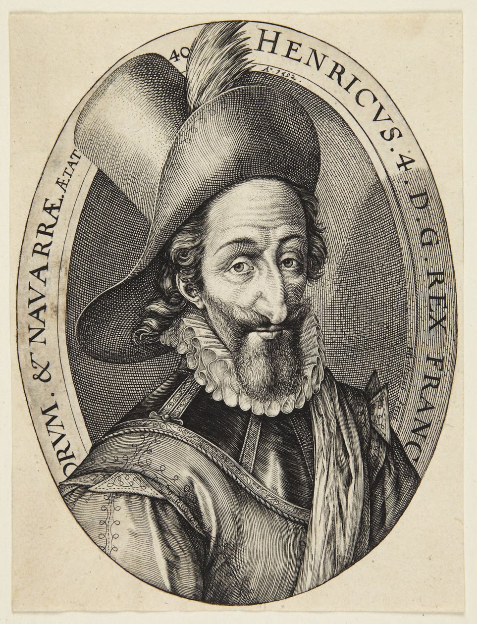 Henrik IV, konge af Frankrig af Hendrick Goltzius