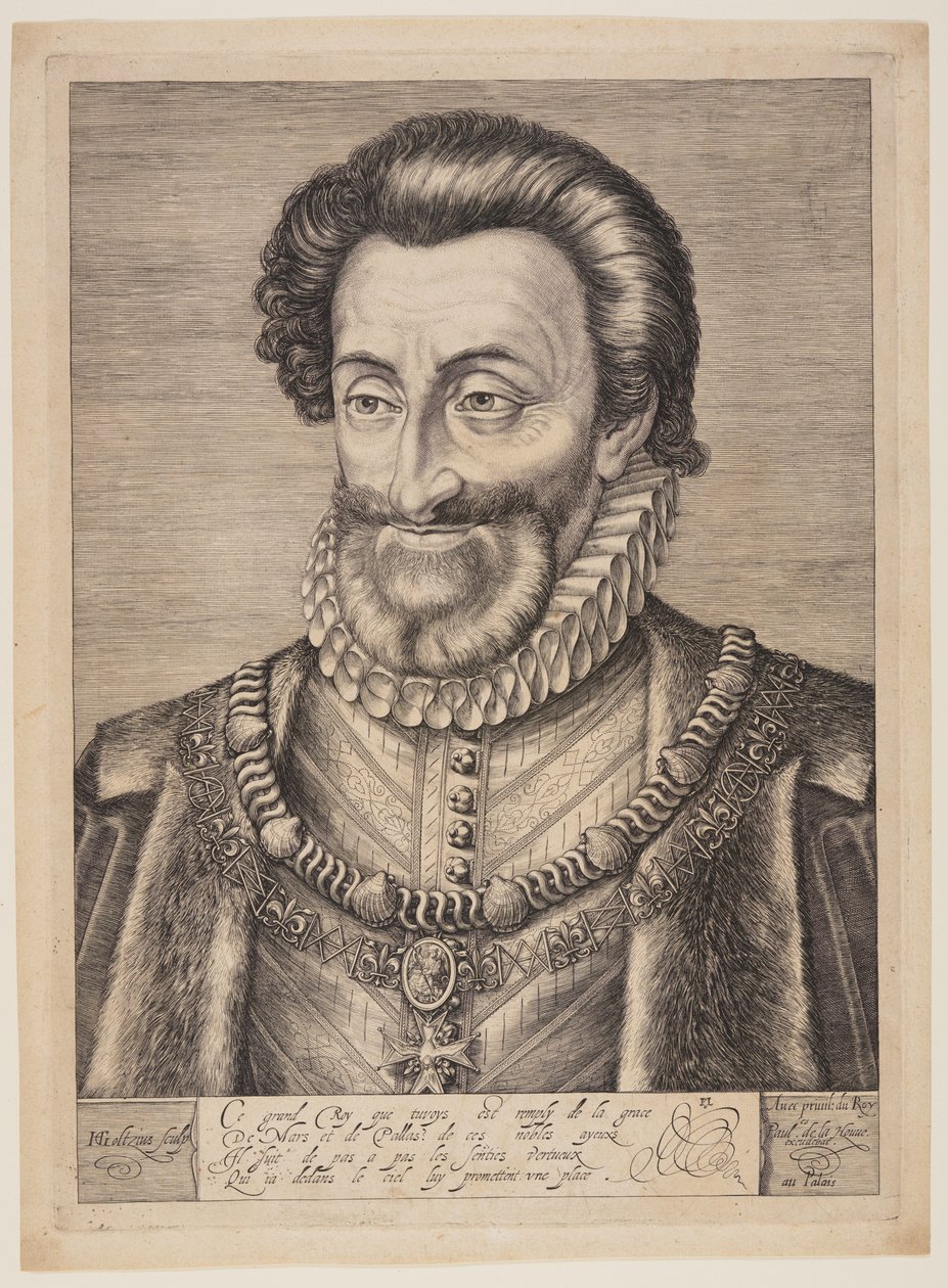 Henrik IV af Frankrig af Hendrick Goltzius