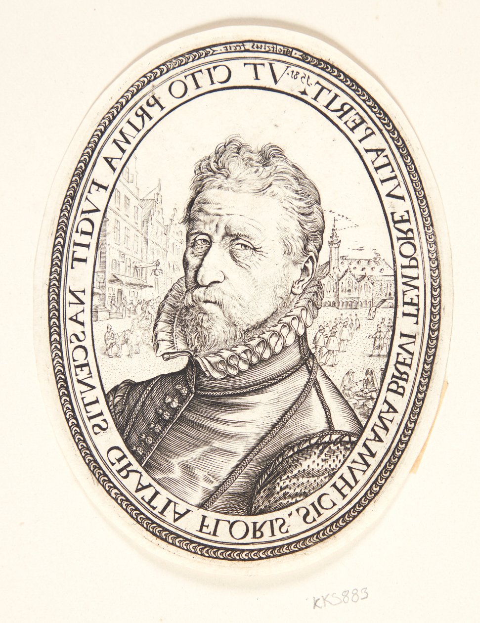 Hieronymus Scholiers af Hendrick Goltzius