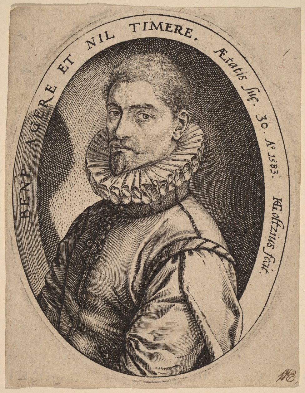 Hieronymus Scholiers af Hendrick Goltzius